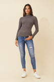 CKM June Solid Knit Jumper Slate