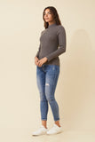 CKM June Solid Knit Jumper Slate