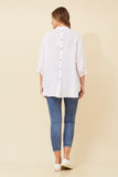 CKM Leyton Linen Wmns Shirt White