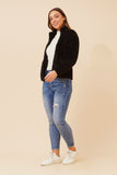 CKM Teddy Faux Fur Jacket Black
