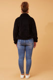 CKM Lyn Teddy Fur Jacket Black