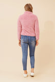 CKM Teddy Faux Fur Jacket Rose Pink