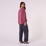 Amyic Embroidery Sweatshirt Mulberry