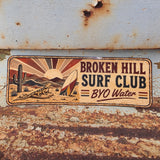 Broken Hill Surf Club Bumper Sticker Sunburnt Country