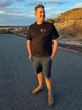 Broken Hill Surf Club Unisex Six Pack Tee Black