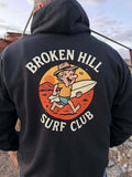 Broken Hill Surf Club Unisex Desert Man Hoodie Black