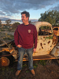 Broken Hill Surf Club Unisex Burgundy BYO Water Crew Neck Jumper Burgundy