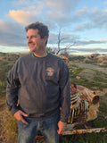 Broken Hill Surf Club Unisex Burgundy BYO Water Crew Neck Jumper Charcoal Marle