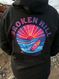 Broken Hill Surf Club Unisex Neon Desert Hoodie Black