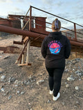 Broken Hill Surf Club Unisex Neon Desert Hoodie Black