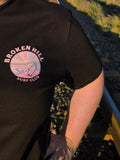 Broken Hill Surf Club Unisex Pastel Pink Tee Black