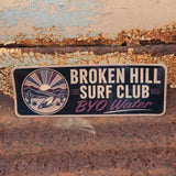 Broken Hill Surf Club Bumper Sticker Desert Rust