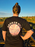 Broken Hill Surf Club Unisex Pastel Pink Tee Black