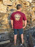 Broken Hill Surf Club Unisex Desert Rust Tee Maroon
