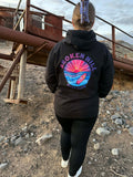 Broken Hill Surf Club Unisex Neon Desert Hoodie Black