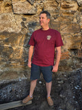 Broken Hill Surf Club Unisex Desert Rust Tee Maroon