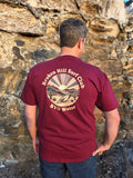 Broken Hill Surf Club Unisex Desert Rust Tee Maroon