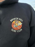 Broken Hill Surf Club Unisex Desert Man Hoodie Black