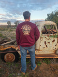 Broken Hill Surf Club Unisex Burgundy BYO Water Crew Neck Jumper Burgundy