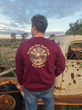 Broken Hill Surf Club Unisex Burgundy BYO Water Crew Neck Jumper Burgundy