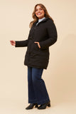 CKM Rony Reversible Puffer Coat Black