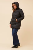 CKM Rony Reversible Puffer Coat Black