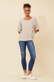 CKM Sien Wmns Linen Top Linen