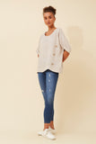 CKM Sien Wmns Linen Top Linen