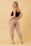CKM Solid Harem Pants Mocha