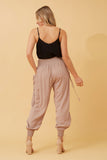 CKM Solid Harem Pants Mocha