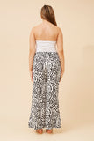 CKM Suzzel Abstract Print Pants Black & White