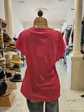 Amyic V Neck Tee Hot Pink