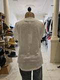 Amyic V Neck Tee White