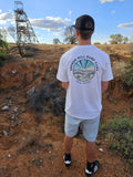 Broken Hill Surf Club Unisex Grey Desert Surf Tee White