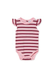 Milky Baby Stripe Rib Bubbysuit Prism Pink