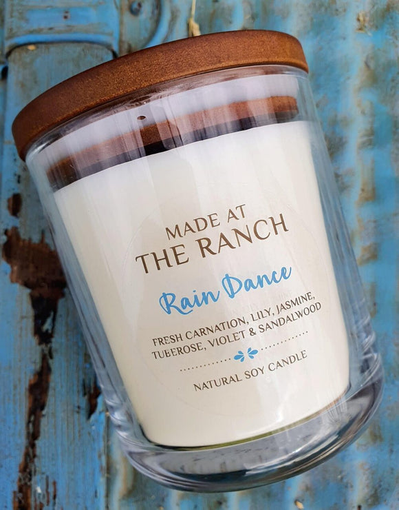 Made At The Ranch Candle Rain Dance XLarge