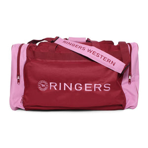 Ringers Western Coolabah Sports Bag Burgundy & Dusty Pink