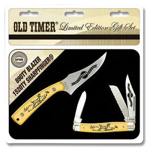 Schrade Old Timer Scrimshaw Promo Gift Tin