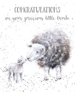 Greeting Card NB - Little Lamb