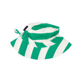 Korango Striped Cotton Sun Hat Green