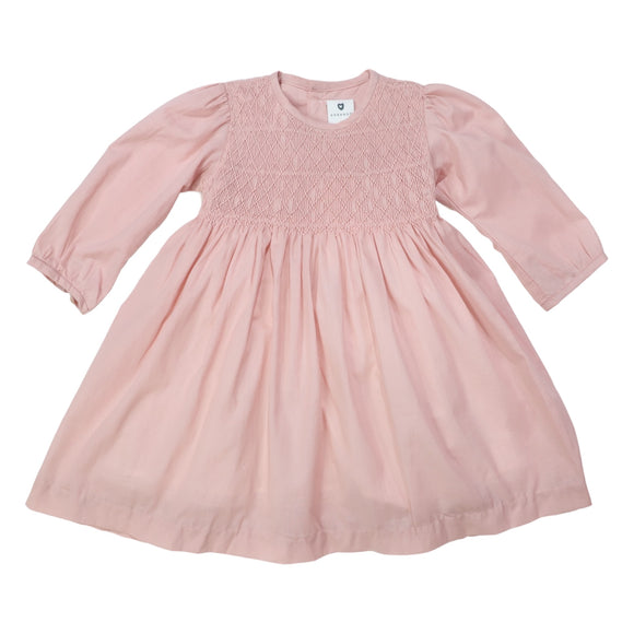 Korango Subtle Smocked Dress Dusty Pink
