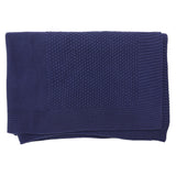Korango Textured Knit Blanket Navy