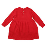 Korango Kids Textured Knit Dress Red