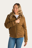 Ringers Western Atherton Wmns Canvas Jacket Tawny Brown