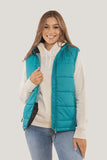 Ringers Western Bayside Wmns Puffer Vest Teal