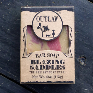 Outlaw Blazing Saddles Handmade Bar Soap - The Scent Of The West
