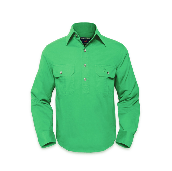 Brumby Work Shirt Green