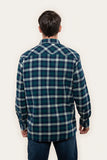Ringers Western Cooma Mens Flanno Semi Fitted Shirt Night Hawk
