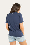 Ringers Western Dallas Wmns Loose Fit Tee Midnight Marle