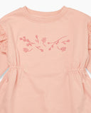 Walnut Edie Kids Dress Fleur Embroidery